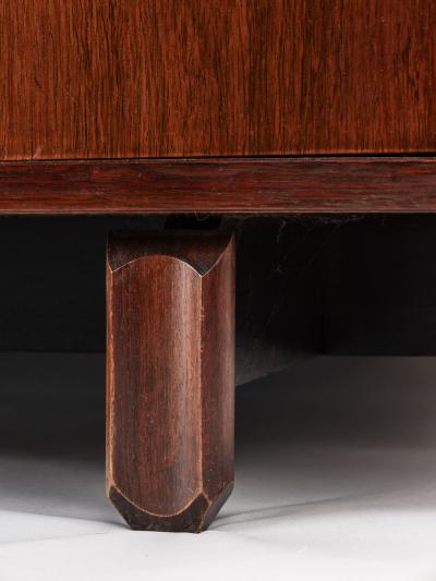 Stildomus Stildomus bar cabinet in rosewood with metal details Italy 1960s