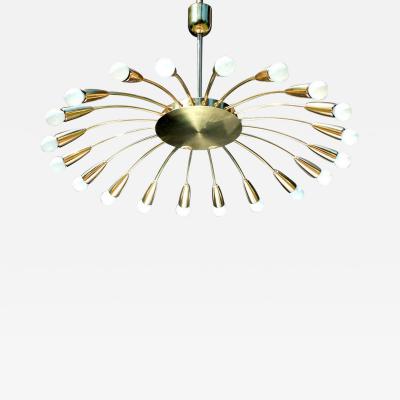  Stilnovo 1 of 2 Stilnovo Spider Lights Chandelier Italy 1950s