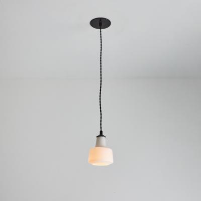  Stilnovo 1950s Italian Glass Pendant Attributed to Stilnovo