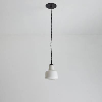  Stilnovo 1950s Italian Glass Pendant Attributed to Stilnovo