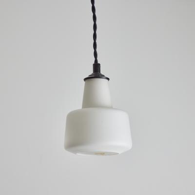  Stilnovo 1950s Italian Glass Pendant Attributed to Stilnovo