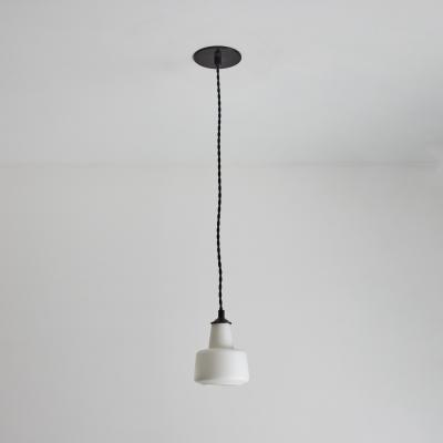  Stilnovo 1950s Italian Glass Pendant Attributed to Stilnovo