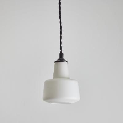  Stilnovo 1950s Italian Glass Pendant Attributed to Stilnovo