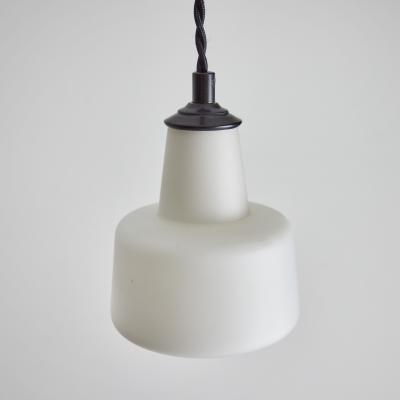  Stilnovo 1950s Italian Glass Pendant Attributed to Stilnovo