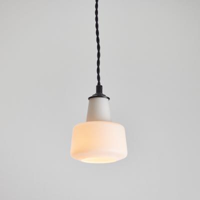  Stilnovo 1950s Italian Glass Pendant Attributed to Stilnovo