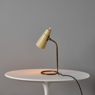  Stilnovo 1950s Stilnovo Table Lamp with Original Yellow Label