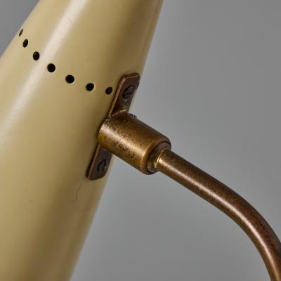  Stilnovo 1950s Stilnovo Table Lamp with Original Yellow Label