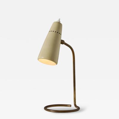  Stilnovo 1950s Stilnovo Table Lamp with Original Yellow Label