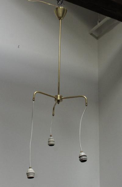  Stilnovo 1960s Mid Century Modern Cascade Italian Pendant Attributed To Stilnovo