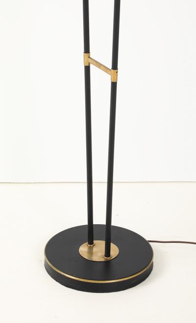  Stilnovo 1960s Mid Century Modern Two Arm Italian Floor Lamp Stilnovo Style