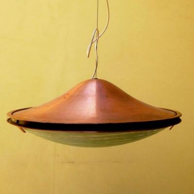  Stilnovo 1960s Rare Stilnovo Hanging Lamp Attributed to G Scolari