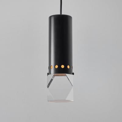  Stilnovo 1960s Stilnovo Faceted Diffuser Pendant Lamp