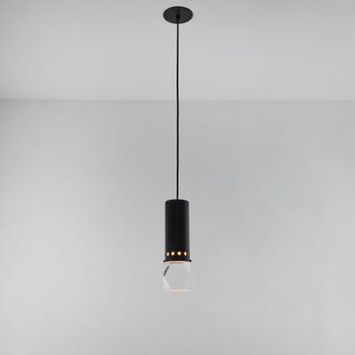  Stilnovo 1960s Stilnovo Faceted Diffuser Pendant Lamp