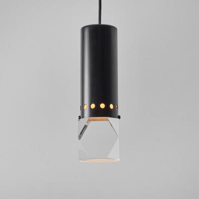  Stilnovo 1960s Stilnovo Faceted Diffuser Pendant Lamp