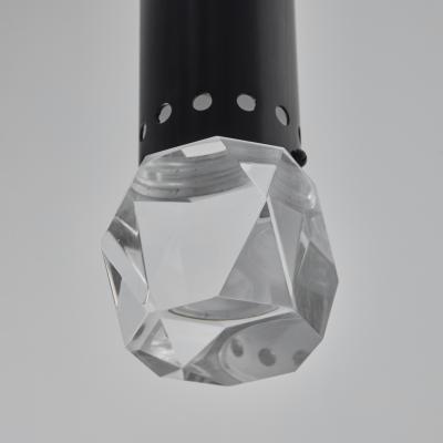  Stilnovo 1960s Stilnovo Faceted Diffuser Pendant Lamp