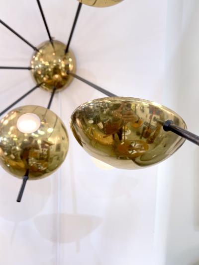  Stilnovo 1970s 7 Arm Stilnovo Ceiling or Wall Light