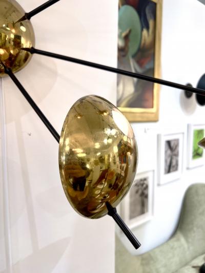  Stilnovo 1970s 7 Arm Stilnovo Ceiling or Wall Light