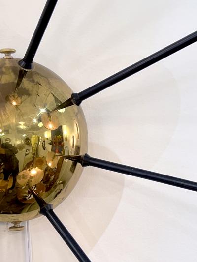  Stilnovo 1970s 7 Arm Stilnovo Ceiling or Wall Light