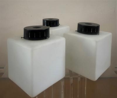  Stilnovo 3 Square Glass Flush Mount Wall Lights