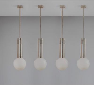  Stilnovo 4 Large 1960s Pendents by Stilnovo