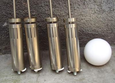  Stilnovo 4 Large 1960s Pendents by Stilnovo