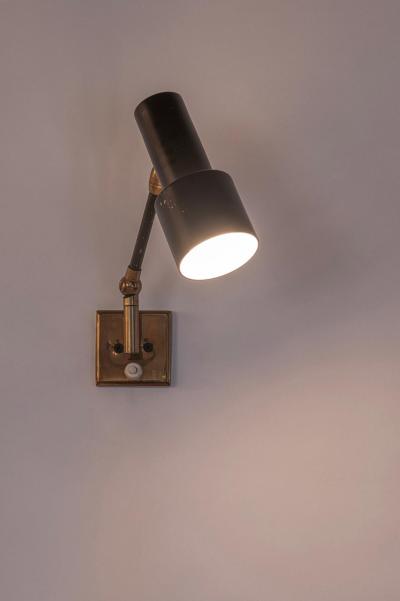 Stilnovo Articulated Stilnovo wall light Italy c1950
