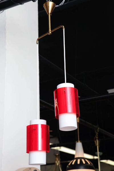  Stilnovo Chandelier Pendent Made in Milan by Stilnovo