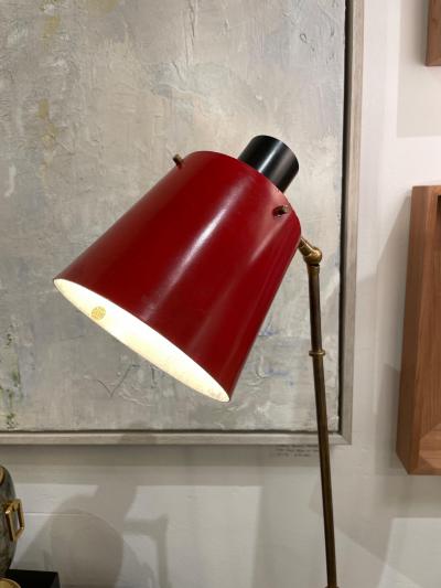  Stilnovo Early Stilnovo Double Cone Floor Lamp Original Label 