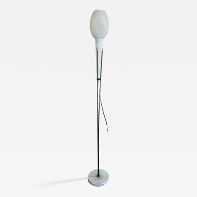  Stilnovo Floor Lamp with Marble Base by Stilnovo 1950s
