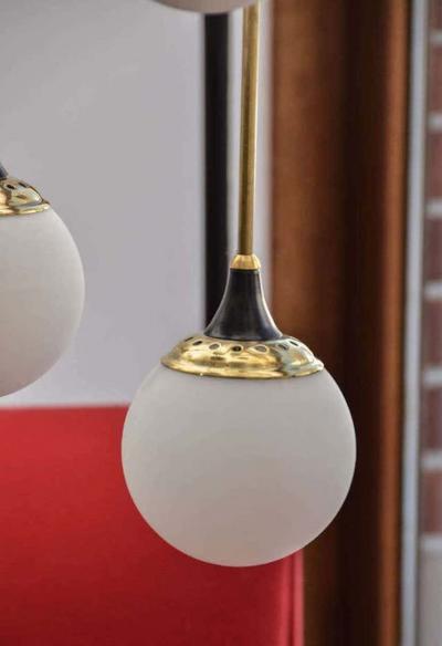  Stilnovo Grand Scale Chandelier in Stilnovo Style