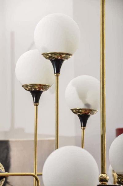  Stilnovo Grand Scale Chandelier in Stilnovo Style