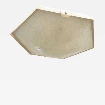  Stilnovo Hexagonal Stilnovo Flush Mount or Sconce Italy 1960s