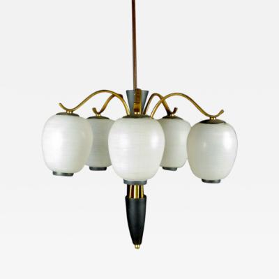  Stilnovo Italian Chandelier att to Stilnovo