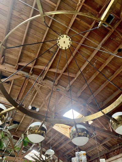  Stilnovo Italian Chandelier by Stilnovo 10 lights