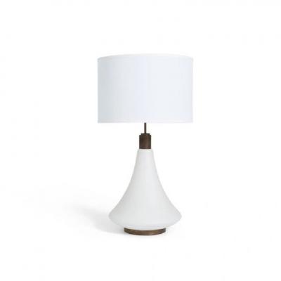  Stilnovo Italian Frosted Glass and Brass Lamp circa 1950s
