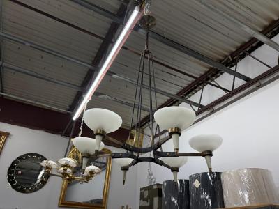  Stilnovo Italian Modern Chandelier By Stilnovo