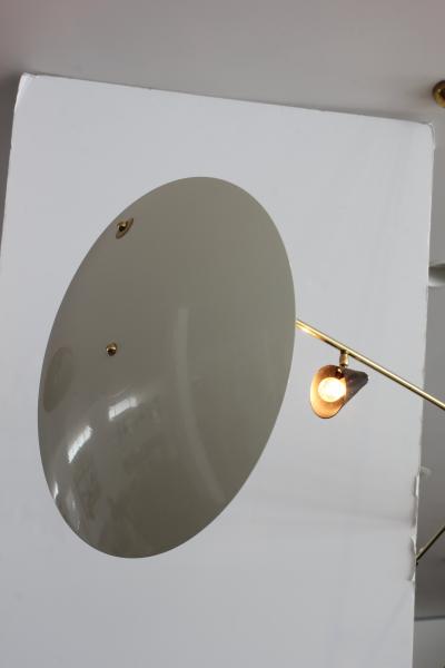  Stilnovo LARGE SCALE ARCHITECTURAL CANTILEVER STILNOVO STYLE PENDANT