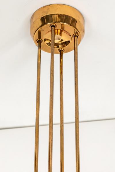  Stilnovo Large 1950s Stilnovo 4 Cone Model 1174 Chandelier