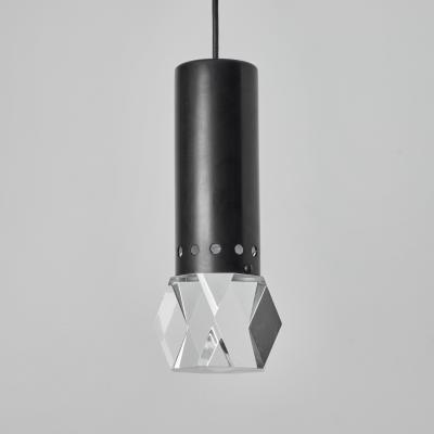  Stilnovo Large 1960s Stilnovo Faceted Diffuser Pendant Lamp