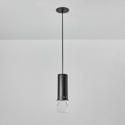  Stilnovo Large 1960s Stilnovo Faceted Diffuser Pendant Lamp