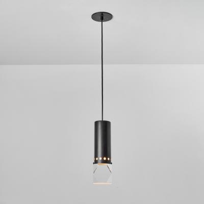  Stilnovo Large 1960s Stilnovo Faceted Diffuser Pendant Lamp