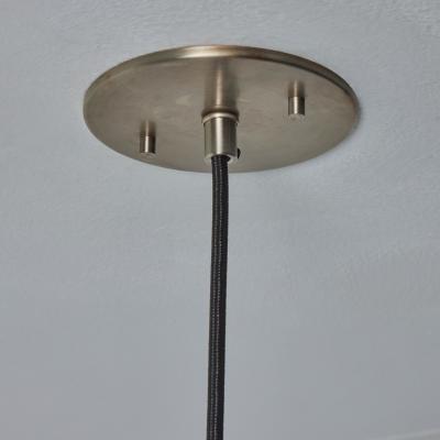  Stilnovo Large 1960s Stilnovo Faceted Diffuser Pendant Lamp