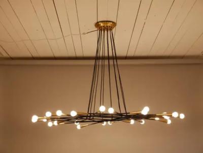  Stilnovo Large 24 light Stilnovo Shanghi style chandelier