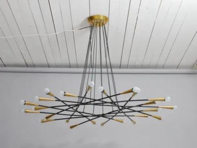  Stilnovo Large 24 light Stilnovo Shanghi style chandelier