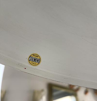  Stilnovo Mid Century Reading Floor Lamp Brass lacquered Metal by Stilnovo Italy 1960s