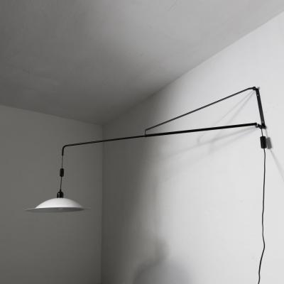  Stilnovo Mid Century Wall Lamp Potence Counterweight by Stilnovo Italy 1970s