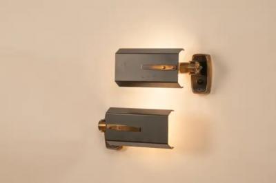  Stilnovo Original Pair Stilnovo wall lights Italy c1950