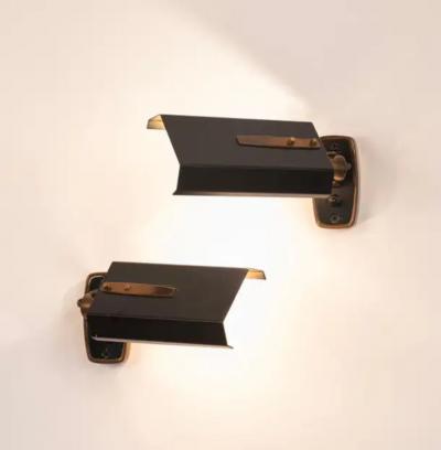  Stilnovo Original Pair Stilnovo wall lights Italy c1950