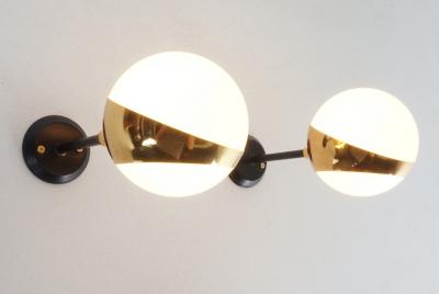 Stilnovo PAIR OF STILNOVO STYLE ARTICULATING SCONCES