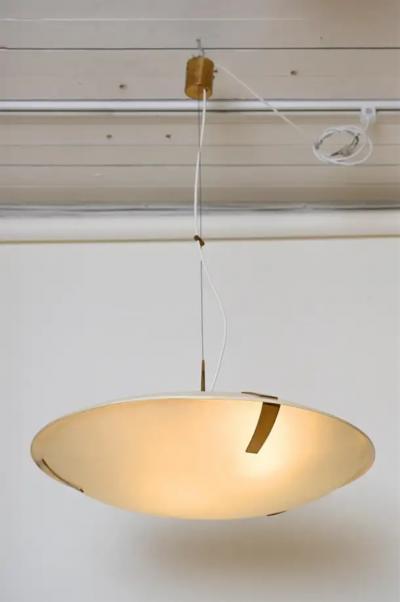  Stilnovo Pair of Stilnovo Ceiling Light Model 1140